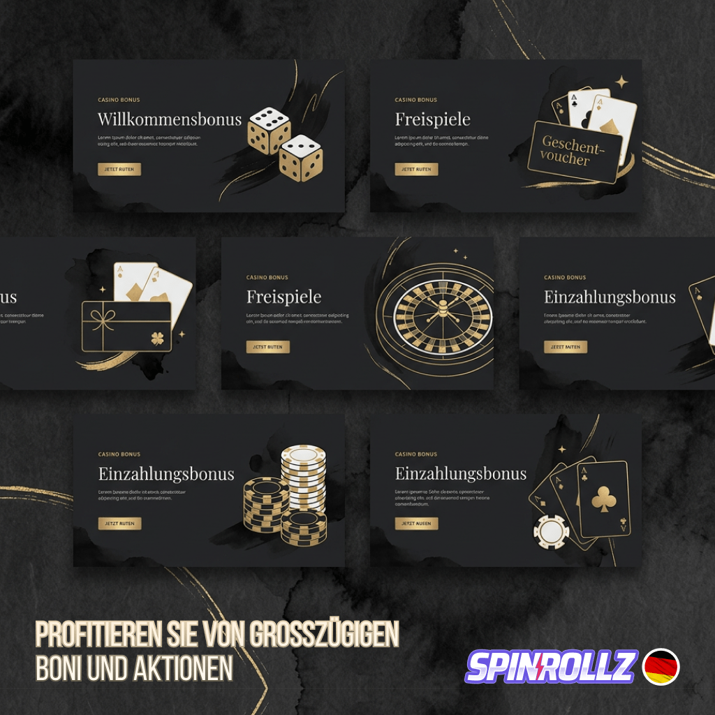 SpinRollz Bonus Deutschland 2026: Bonusangebote, Freispiele und Bedingungen